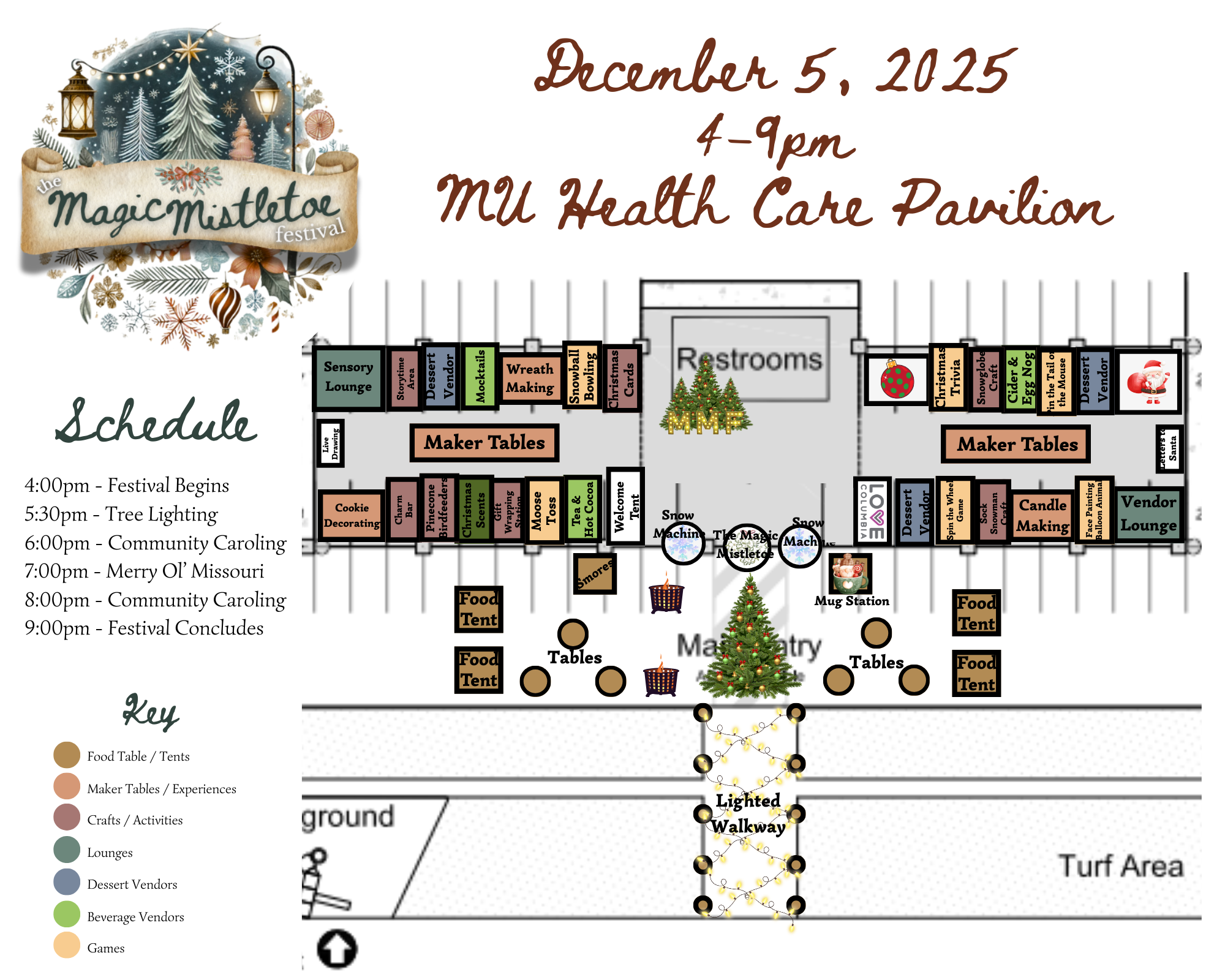12.05.25 - The Magic Mistletoe Festival Map