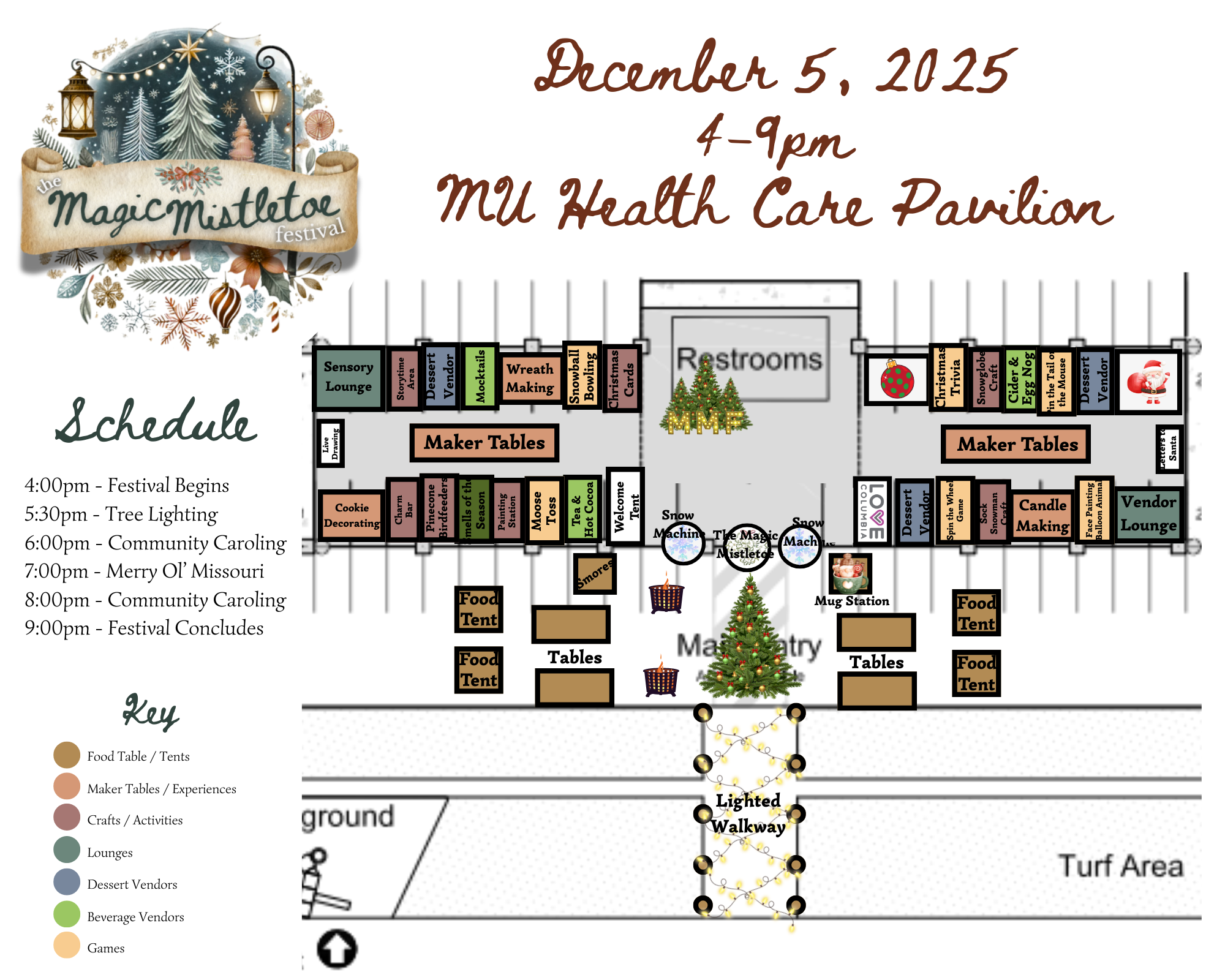 12.05.25 - The Magic Mistletoe Festival Map